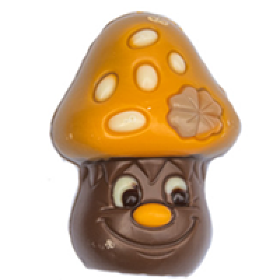 Čokoládová houba figurka - Belgické pralinky Leonidas